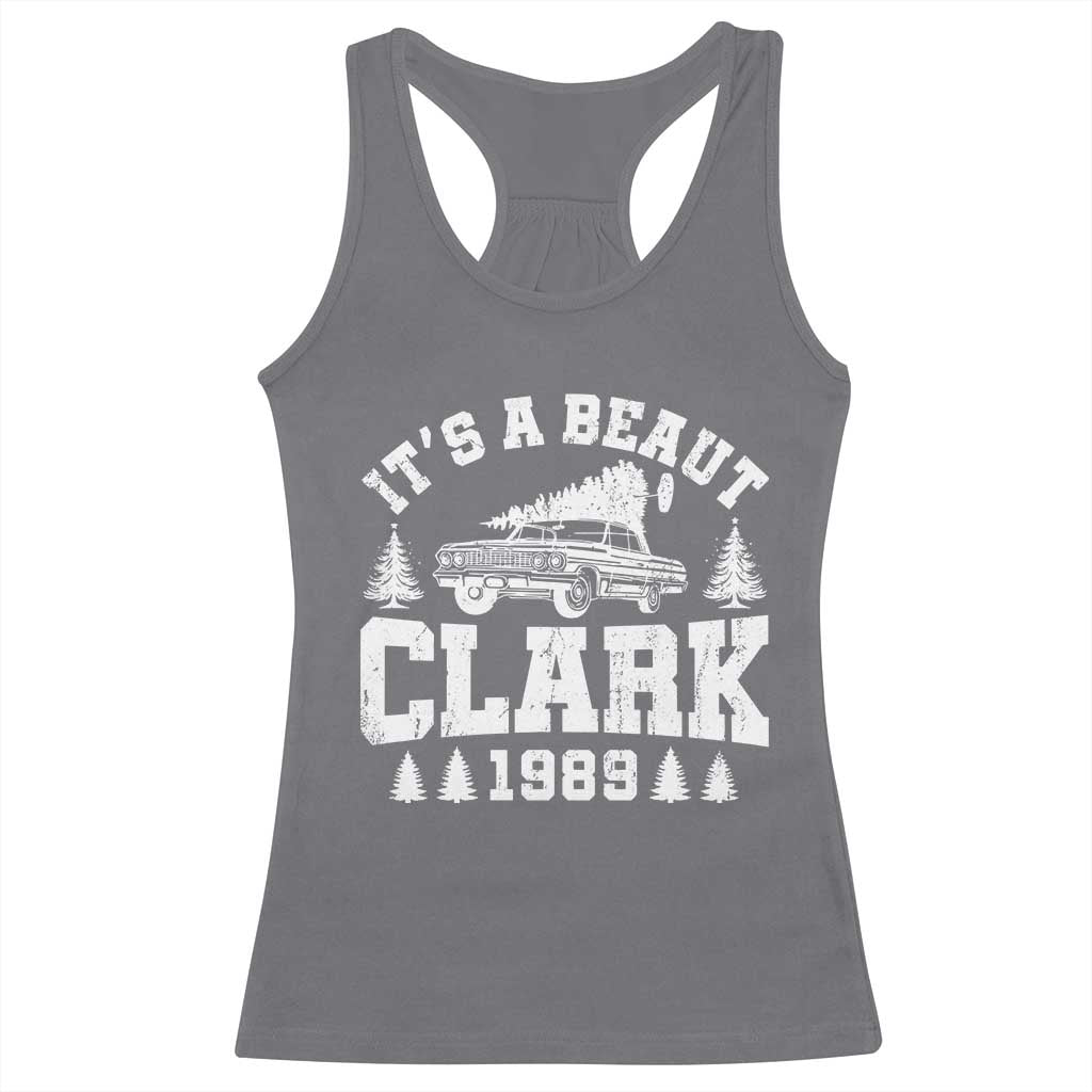 It's a Beaut Clark Racerback Tank Top Funny Christmas Vacation - Wonder Print Shop