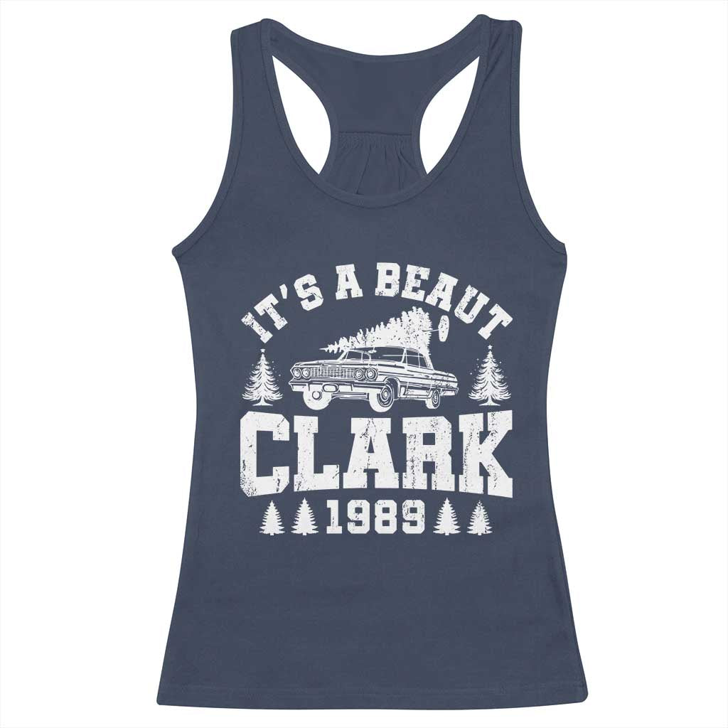 It's a Beaut Clark Racerback Tank Top Funny Christmas Vacation - Wonder Print Shop