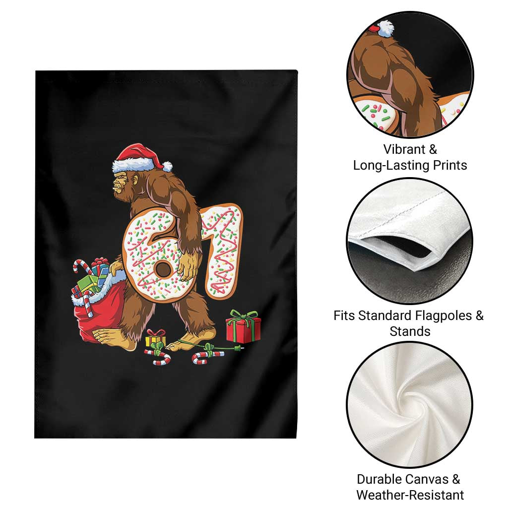 Christmas Bigfoot 67 Meme Garden Flag Funny Six Seven Gen Alpha Slang Sasquatch - Wonder Print Shop