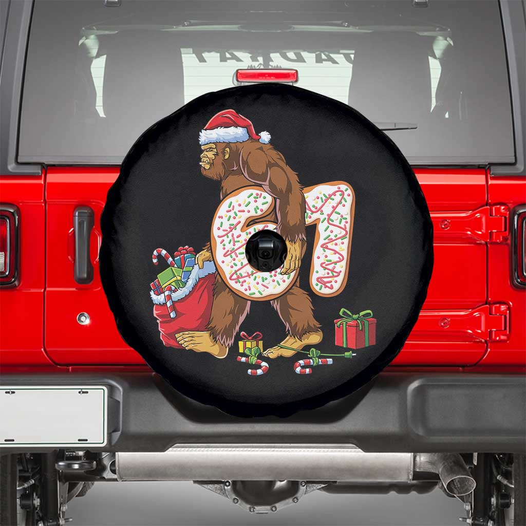 Christmas Bigfoot 67 Meme Spare Tire Cover Funny Six Seven Gen Alpha Slang Sasquatch - Wonder Print Shop