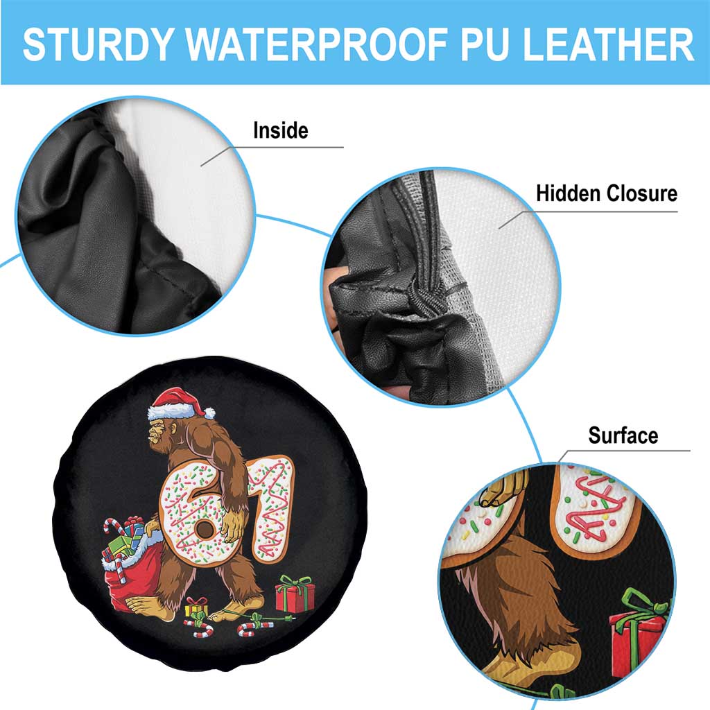 Christmas Bigfoot 67 Meme Spare Tire Cover Funny Six Seven Gen Alpha Slang Sasquatch - Wonder Print Shop