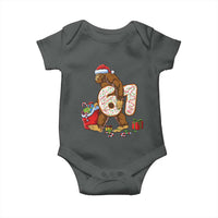 Christmas Bigfoot 67 Meme Baby Onesie Funny Six Seven Gen Alpha Slang Sasquatch - Wonder Print Shop