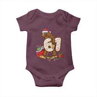 Christmas Bigfoot 67 Meme Baby Onesie Funny Six Seven Gen Alpha Slang Sasquatch - Wonder Print Shop