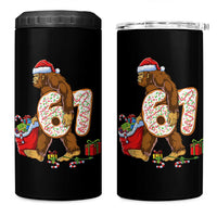 Christmas Bigfoot 67 Meme 4 in 1 Can Cooler Tumbler Funny Six Seven Gen Alpha Slang Sasquatch - Wonder Print Shop