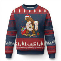 Xmas Bigfoot 67 Meme Ugly Christmas Sweater Funny Six Seven Gen Alpha Slang Sasquatch - Wonder Print Shop