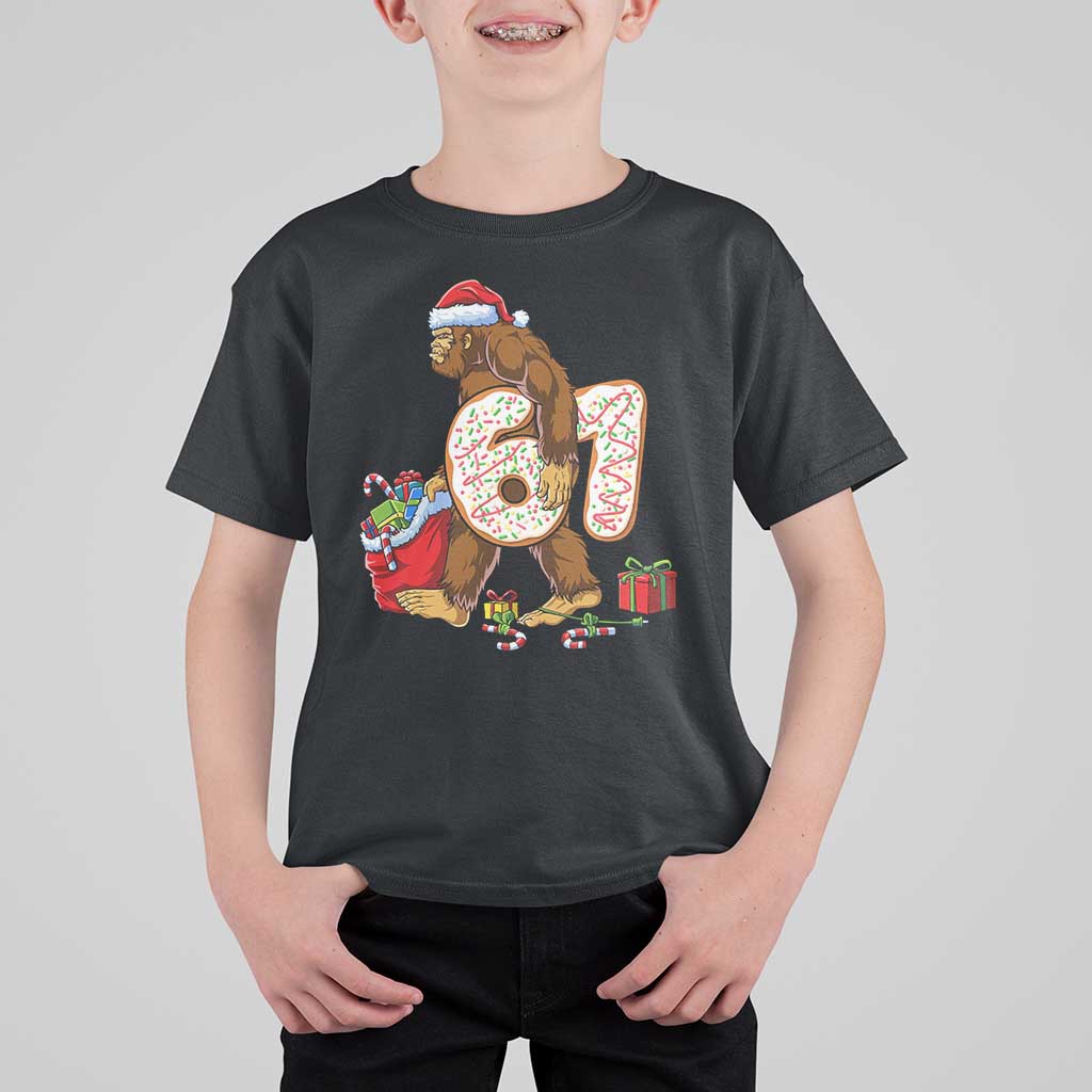 Christmas Bigfoot 67 Meme T Shirt For Kid Funny Six Seven Gen Alpha Slang Sasquatch - Wonder Print Shop