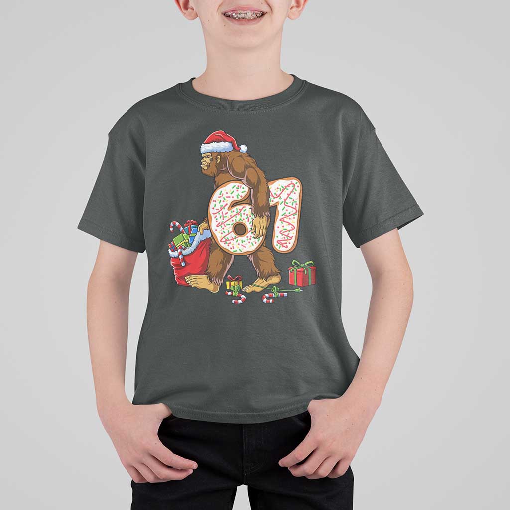 Christmas Bigfoot 67 Meme T Shirt For Kid Funny Six Seven Gen Alpha Slang Sasquatch - Wonder Print Shop