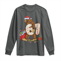 Christmas Bigfoot 67 Meme Long Sleeve Shirt Funny Six Seven Gen Alpha Slang Sasquatch - Wonder Print Shop