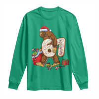 Christmas Bigfoot 67 Meme Long Sleeve Shirt Funny Six Seven Gen Alpha Slang Sasquatch - Wonder Print Shop