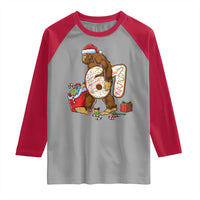 Christmas Bigfoot 67 Meme Raglan Shirt Funny Six Seven Gen Alpha Slang Sasquatch - Wonder Print Shop