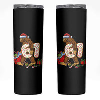 Christmas Bigfoot 67 Meme Skinny Tumbler Funny Six Seven Gen Alpha Slang Sasquatch - Wonder Print Shop