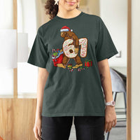 Christmas Bigfoot 67 Meme T Shirt For Women Funny Six Seven Gen Alpha Slang Sasquatch - Wonder Print Shop