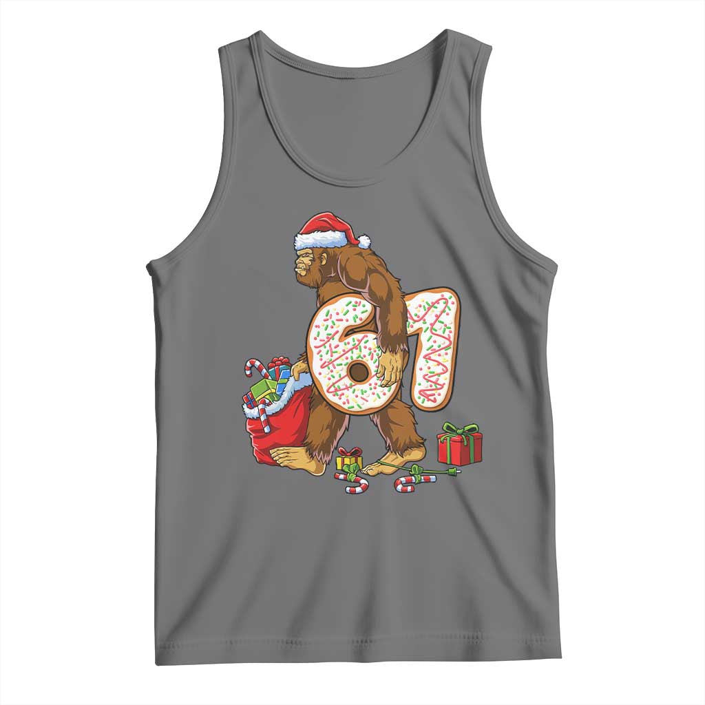 Christmas Bigfoot 67 Meme Tank Top Funny Six Seven Gen Alpha Slang Sasquatch - Wonder Print Shop