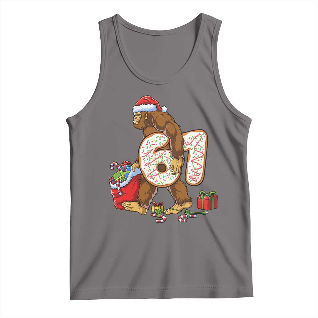 Christmas Bigfoot 67 Meme Tank Top Funny Six Seven Gen Alpha Slang Sasquatch - Wonder Print Shop