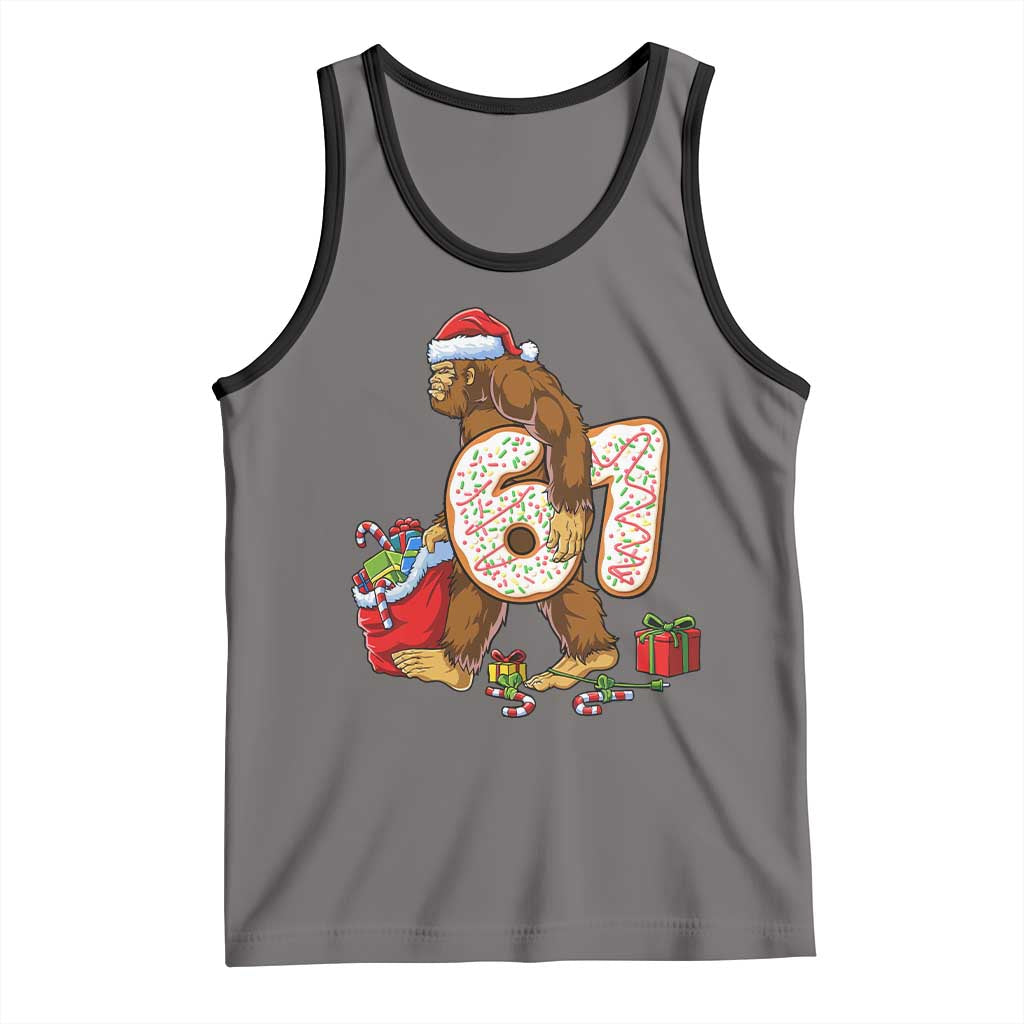 Christmas Bigfoot 67 Meme Tank Top Funny Six Seven Gen Alpha Slang Sasquatch - Wonder Print Shop