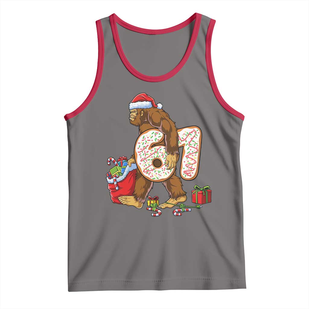 Christmas Bigfoot 67 Meme Tank Top Funny Six Seven Gen Alpha Slang Sasquatch - Wonder Print Shop