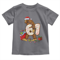 Christmas Bigfoot 67 Meme Toddler T Shirt Funny Six Seven Gen Alpha Slang Sasquatch - Wonder Print Shop