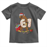 Christmas Bigfoot 67 Meme Toddler T Shirt Funny Six Seven Gen Alpha Slang Sasquatch - Wonder Print Shop