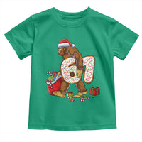 Christmas Bigfoot 67 Meme Toddler T Shirt Funny Six Seven Gen Alpha Slang Sasquatch - Wonder Print Shop