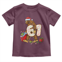 Christmas Bigfoot 67 Meme Toddler T Shirt Funny Six Seven Gen Alpha Slang Sasquatch - Wonder Print Shop