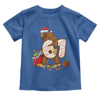 Christmas Bigfoot 67 Meme Toddler T Shirt Funny Six Seven Gen Alpha Slang Sasquatch - Wonder Print Shop