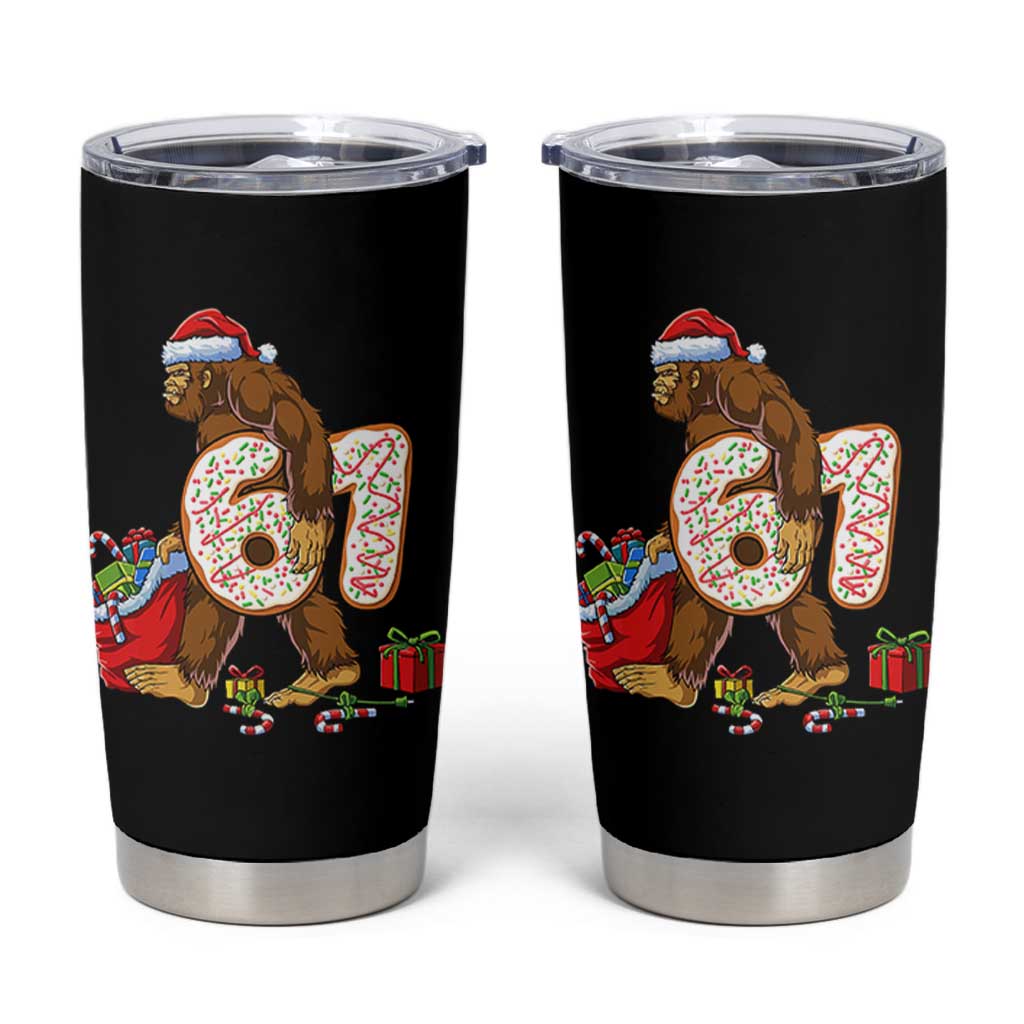 Christmas Bigfoot 67 Meme Tumbler Cup Funny Six Seven Gen Alpha Slang Sasquatch - Wonder Print Shop
