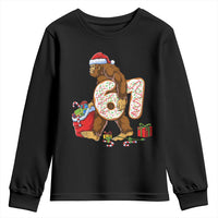 Christmas Bigfoot 67 Meme Youth Sweatshirt Funny Six Seven Gen Alpha Slang Sasquatch - Wonder Print Shop