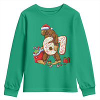 Christmas Bigfoot 67 Meme Youth Sweatshirt Funny Six Seven Gen Alpha Slang Sasquatch - Wonder Print Shop
