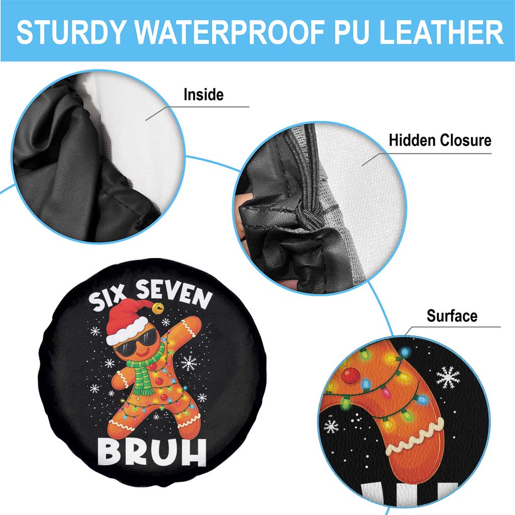 67 Christmas Six Seven Bruh Gingerbread Spare Tire Cover Funny Six Seven Meme Boys - Wonder Print Shop