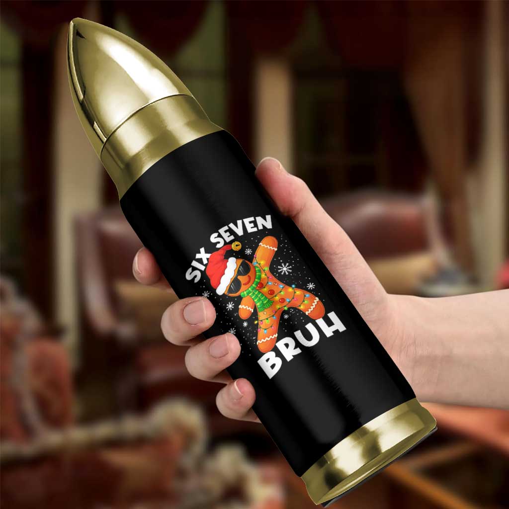 67 Christmas Six Seven Bruh Gingerbread Bullet Tumbler Funny Six Seven Meme Boys - Wonder Print Shop