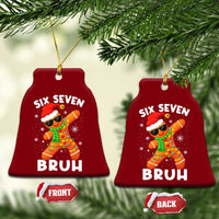 67 Christmas Six Seven Bruh Gingerbread Ceramic Ornament Funny Six Seven Meme Boys - Wonder Print Shop