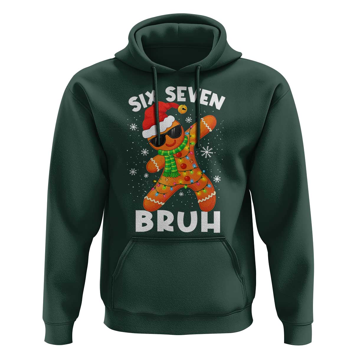 67 Christmas Six Seven Bruh Gingerbread Hoodie Funny Six Seven Meme Boys - Wonder Print Shop