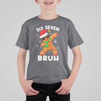 67 Christmas Six Seven Bruh Gingerbread T Shirt For Kid Funny Six Seven Meme Boys - Wonder Print Shop