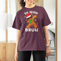 67 Christmas Six Seven Bruh Gingerbread T Shirt For Women Funny Six Seven Meme Boys - Wonder Print Shop