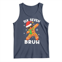 67 Christmas Six Seven Bruh Gingerbread Tank Top Funny Six Seven Meme Boys - Wonder Print Shop