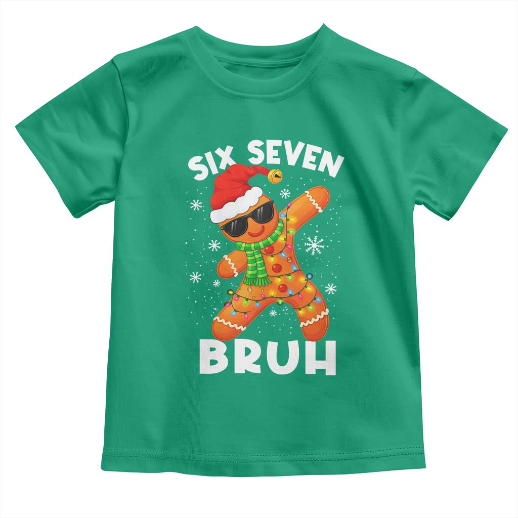 67 Christmas Six Seven Bruh Gingerbread Toddler T Shirt Funny Six Seven Meme Boys - Wonder Print Shop