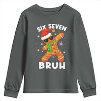 67 Christmas Six Seven Bruh Gingerbread Youth Sweatshirt Funny Six Seven Meme Boys - Wonder Print Shop