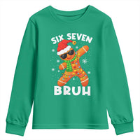 67 Christmas Six Seven Bruh Gingerbread Youth Sweatshirt Funny Six Seven Meme Boys - Wonder Print Shop