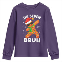 67 Christmas Six Seven Bruh Gingerbread Youth Sweatshirt Funny Six Seven Meme Boys - Wonder Print Shop