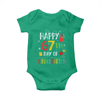 67 Days Of Kindergarten Baby Onesie Happy 67th Day Of School Teachers Student Meme - Wonder Print Shop