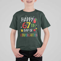 67 Days Of Kindergarten T Shirt For Kid Happy 67th Day Of School Teachers Student Meme - Wonder Print Shop