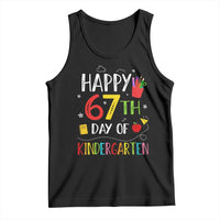 67 Days Of Kindergarten Tank Top Happy 67th Day Of School Teachers Student Meme - Wonder Print Shop