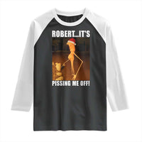 Marcus The Worm Christmas Raglan Shirt Robert Its Pissing Me Off Xmas Meme - Wonder Print Shop
