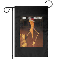 Marcus The Worm I Don't Like This Rock Garden Flag - Wonder Print Shop