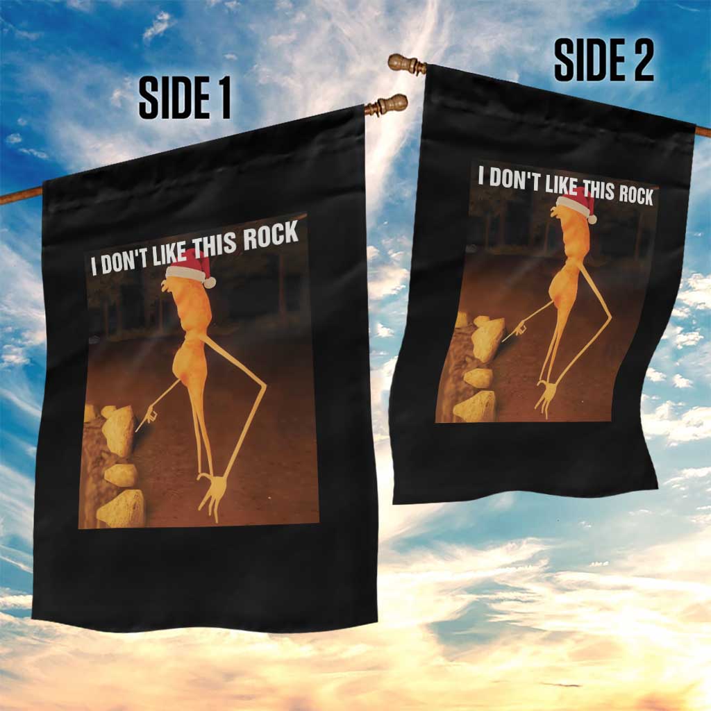 Marcus The Worm I Don't Like This Rock Garden Flag - Wonder Print Shop