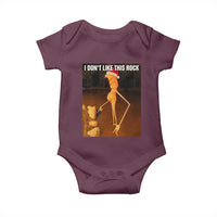 Marcus The Worm I Don't Like This Rock Baby Onesie - Wonder Print Shop
