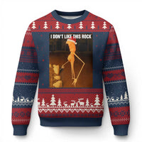 Marcus The Worm I Don't Like This Rock Ugly Christmas Sweater - Wonder Print Shop
