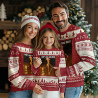 Marcus The Worm I Don't Like This Rock Ugly Christmas Sweater - Wonder Print Shop