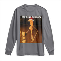 Marcus The Worm I Don't Like This Rock Long Sleeve Shirt - Wonder Print Shop