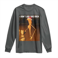 Marcus The Worm I Don't Like This Rock Long Sleeve Shirt - Wonder Print Shop